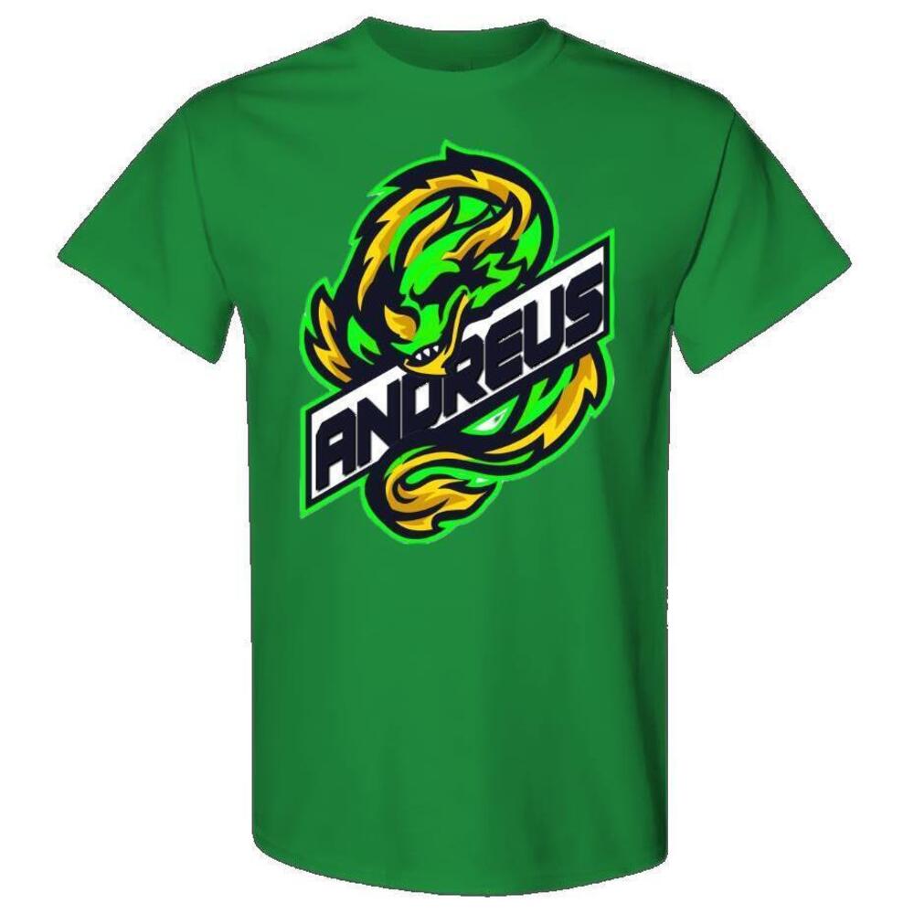 Andreus Dragon Full Green Shirt
